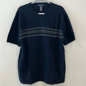 Banana Republic Men’s Stretch Pima Cotton Short Sleeve Sweater Size L